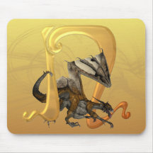 Dragonlore Initial N Mouse Mat