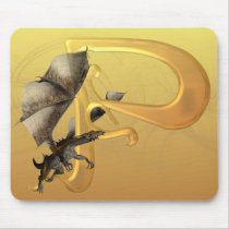 Dragonlore Initial P Mousepads