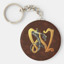 Dragonlore Initial W Key Chains