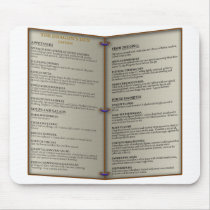 Dragon's Den Tavern Menu