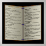 Dragon's Den Tavern Menu