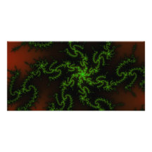 Dragon's Dream - fractal art Picture Card