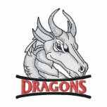 Dragons embroidered shirts