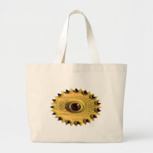 DRAGON's Eye - Golden Chinese Art Canvas Bags
