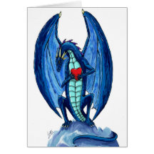 Dragon's heart Greeting cards