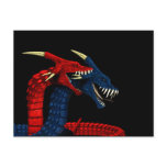 Dragons in love postcards