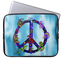 Dragons Of Peace Laptop Computer Sleeves