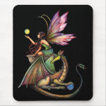 Dragon's Orbs Fairy and Dragon by Molly Harrison mousepads