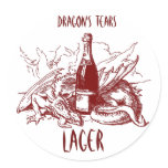 DRAGON'S TEARS ~ STICKER ~ GREAT HOME BREW LABELS!