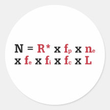 Drake Equation Sticker