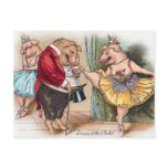 Drama at the Ballet Postcard
