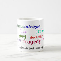 drama emotions mug