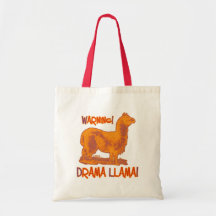 Drama Llama Canvas Bags