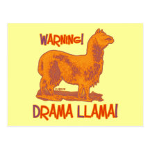 Drama Llama Post Cards