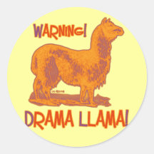 Drama Llama Stickers