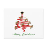 Drama Mask Christmas Tree postcards