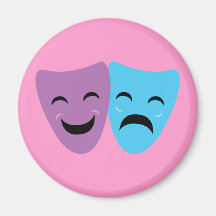 Drama Masks Magnets