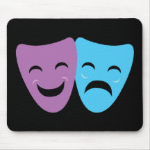 Drama Masks Mouse Mats