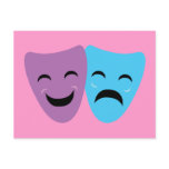 Drama Masks postcards