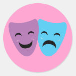 Drama Masks Sticker