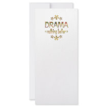 DRAMA Nothing Better Full Colour Rack Card