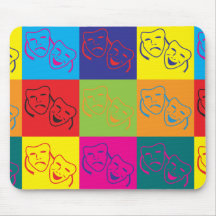 Drama Pop Art Mousemats