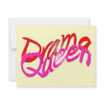 Drama Queen invitations