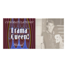 Drama Queen! Personalised Photo Card