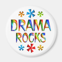 DRAMA ROCKS MAGNET