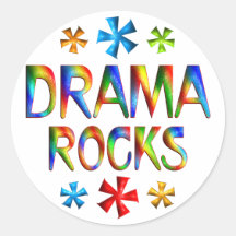 DRAMA ROCKS STICKER