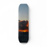 Dramatic Sea Sky at Dawn skateboards