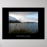 Dramatic sky, Dutch Harbor, Alaska Poster