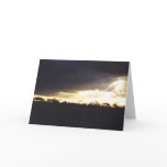 Dramatic Sunset Landscape Card