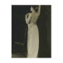 Dramatic Vaudeville actress post card