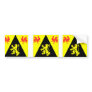 Drapeau  BE Brabant Wallon, Belgium Bumper Sticker