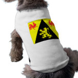Drapeau  BE Brabant Wallon, Belgium Doggie T Shirt