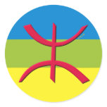 drapeau berbere amazigh autocollants