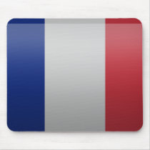 Drapeau de de la France Tapis De Souris