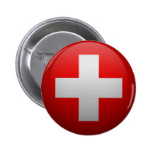 Drapeau de la Suisse Pin's Avec Agrafe
