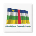 Drapeau République centrafricaine nom en français magnets