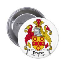 Draper Family Crest Pinback Button