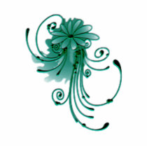 Drapped Floral Photo Sculptures