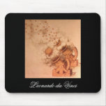 Drawing of Cannons by Leonardo Da VInci mousepads