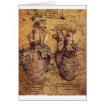 Drawing of the heart and its blood vessels cards