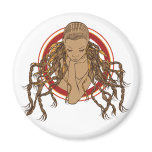 Dreadlock Girl magnets