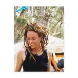 Dreadlock Girl Postcard