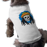 Dreadlock skull pet clothing