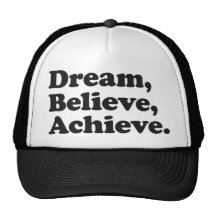 Dream Believe Achieve Mesh Hats