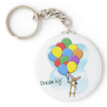 Dream Big Corgi Keychain