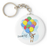 Dream Big Corgi Keychain